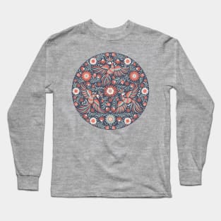 Mexican floral pattern Long Sleeve T-Shirt